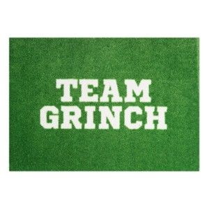 Zielona wycieraczka Hans Home StateMat Team Grinch, 50x75 cm