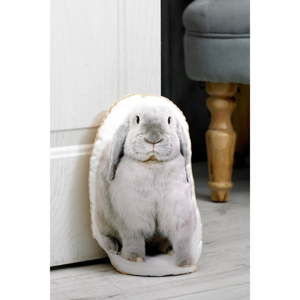 Stoper do drzwi z nadrukiem biały królik Adorable Cushions