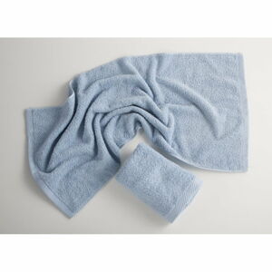Jasnoniebieski bawełniany ręcznik El Delfin Lisa Coral, 50x100 cm