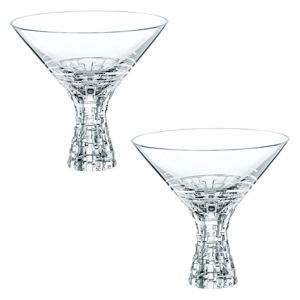 Zestaw 2 szklanek na koktajle ze szkła kryształowego Nachtmann Bossa Nova, 340 ml