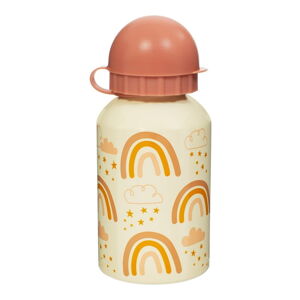 Pomarańczowo-różowa butelka dziecięca Sass & Belle Earth Rainbow, 250 ml