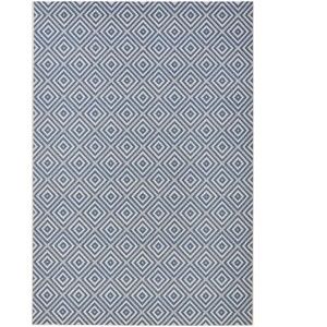 Niebieski dywan odpowiedni na zewnątrz NORTHRUGS Karo, 160x230 cm