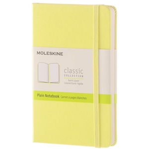 Żółty notatnik w twardej oprawie Moleskine Daisy, 192 stron