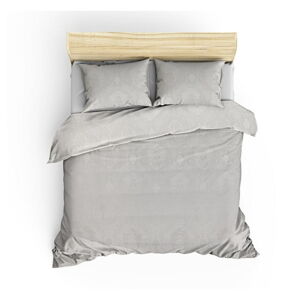 Biały bawełniany komplet narzuta i poszewki na poduszki na podwójne łóżko 240x260 cm Beste - Mijolnir
