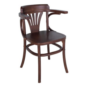 Brązowe krzesło z litego drewna wiązego Montmartre – Antic Line