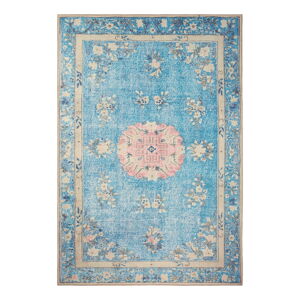 Niebieski dywan 170x120 cm – Ragami