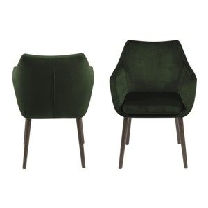 Zielone krzesło Actona Nora