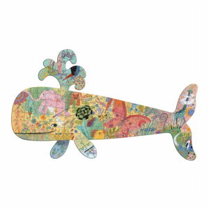 Artystyczne puzzle Djeco Wieloryb, 150 elementów