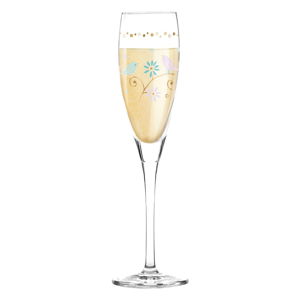 Kieliszek do szampana ze szkła kryształowego Ritzenhoff Flora Waycott, 140 ml