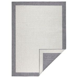 Jasnoszary dywan dwustronny odpowiedni na zewnątrz Bougari Panama, 120x170 cm