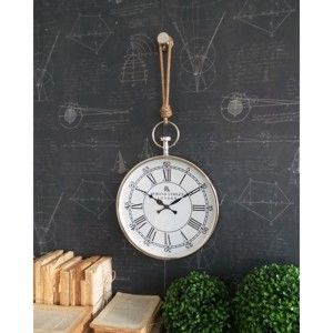 Zegar wiszący Orchidea Milano Wall Clock London City Puro, ⌀ 30 cm