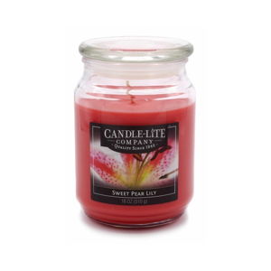 Świeczka w szkle o zapachu słodkiej gruszki Candle-Lite, 110 h