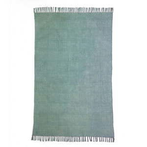 Jasnozielony dywan bawełniany Oreste Luchettas Yantra, 195x115 cm