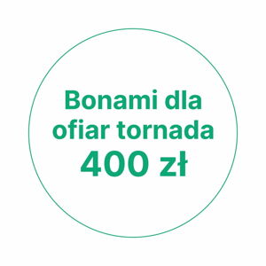 Bonami dla ofiar tornada 400 zł (200 zł od Ciebie + 200 zł od Bonami)