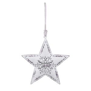 Mała dekoracja wisząca w kształcie gwiazdy z płatkiem śniegu Ego Dekor