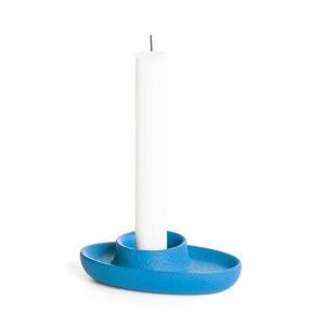 Niebieski świecznik EMKO Aye Aye One Candle