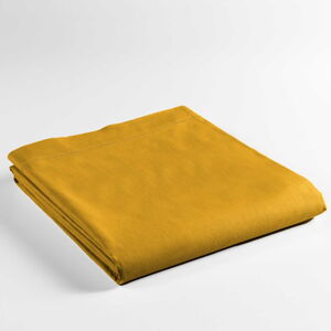 Żółte bawełniane prześcieradło 240x300 cm Lina – douceur d'intérieur