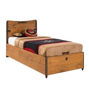 Łóżko jednoosobowe Pirate Bed With Base, 90x190 cm