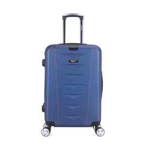 Niebieska walizka podróżna na kółkach Bluestar Durito, 64 l