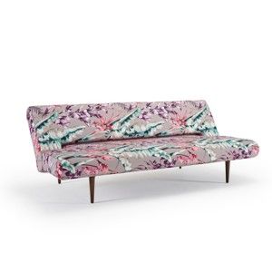 Sofa rozkładana z motwyem kwiatów Innovation Unfurl