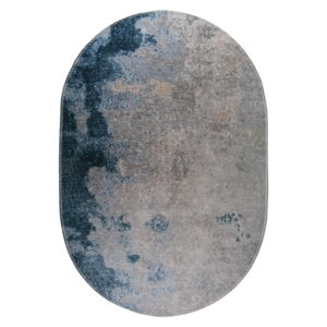Niebiesko-szary dywan odpowiedni do prania 80x120 cm – Vitaus