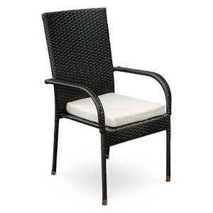 Krzesło ze sztucznego rattanu Timpana Vogue