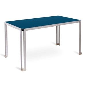 Stół do jadalni z niebieskim blatem Design Twist Savona