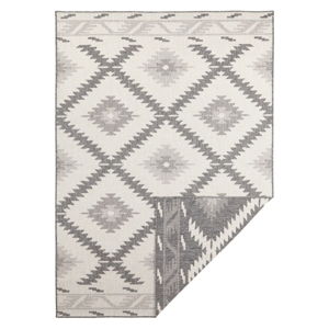 Szaro-kremowy dywan odpowiedni na zewnątrz Bougari Malibu, 150x80 cm