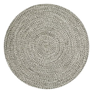 Szary/beżowy okrągły dywan zewnętrzny ø 150 cm - NORTHRUGS