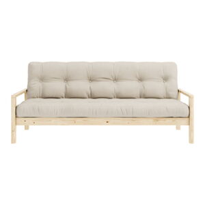 Beżowa rozkładana sofa 205 cm Knob – Karup Design