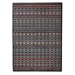 Szary wytrzymały dywan Floorita Optical Duro, 160x230 cm