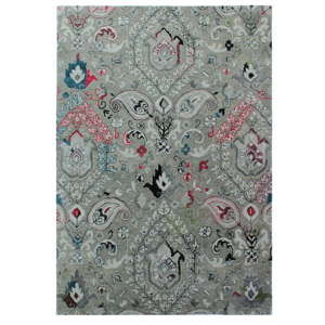 Szary ręcznie tkany dywan Flair Rugs Persian Fusion, 120x170 cm