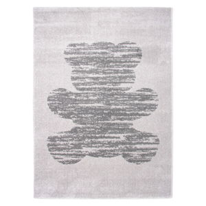 Szary dywan dziecięcy Nattiot Teddy Gris, 120x170 cm