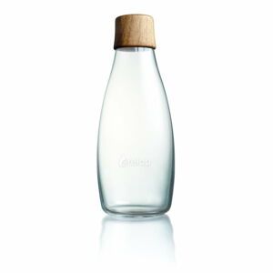 Szklana butelka z drewnianą zakrętką ReTap z dożywotnią gwarancją, 500 ml