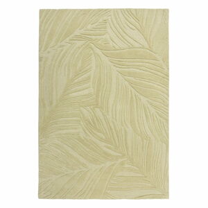 Zielony dywan wełniany Flair Rugs Lino Leaf, 160x230 cm