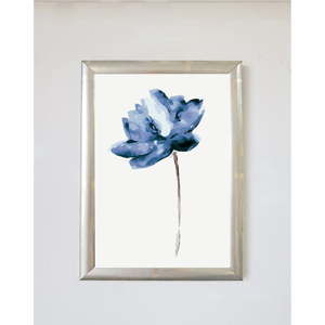 Obraz Piacenza Art Flower Bleu, 30x20 cm