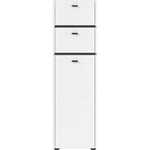 Biała wysoka szafka łazienkowa 34x117 cm Modesto – Germania