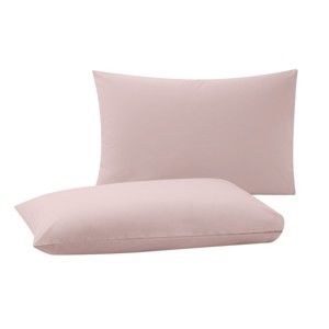 Komplet 2 różowych poszewek na poduszki Bella Maison Basic, 50x70 cm