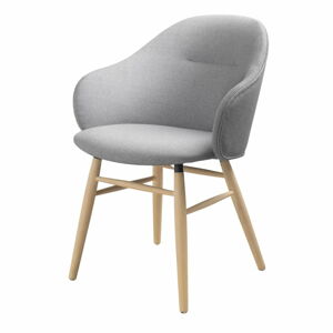 Szare krzesło do jadalni Unique Furniture Teno Oak
