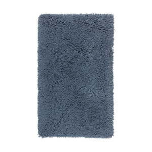 Ciemnoniebieski dywanik łazienkowy z bawełny organicznej Aquanova Mezzo, 60x100 cm