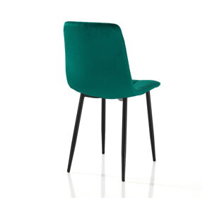 Zielone krzesła zestaw 2 szt. z aksamitu Faffy – Tomasucci