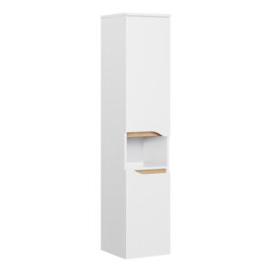 Biała wysoka/wisząca szafka łazienkowa 30x141 cm Set 857 – Pelipal