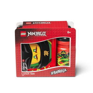 Zestaw czerwonego pojemnika na lunch i butelki LEGO® Ninjago Classic