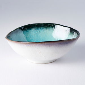 Niebieska miska ceramiczna MIJ Sky, ø 24 cm