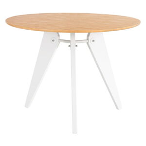 Biały stół sømcasa Renna, ⌀ 100 cm