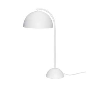 Biała metalowa lampa stołowa Hübsch Puro