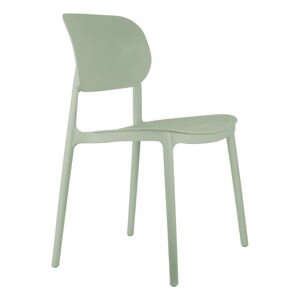 Jasnozielone plastikowe krzesła zestaw 4 szt. Cheer – Leitmotiv
