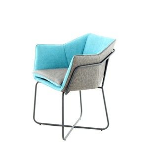 Niebiesko-szare krzesło 360 Living Miretta