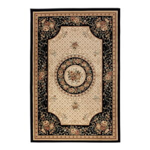Czarny/beżowy dywan 160x235 cm Herat – Nouristan