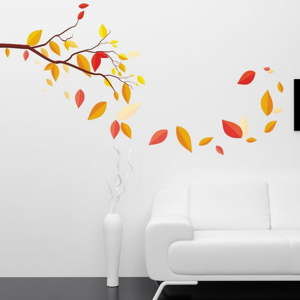 Dekoracyjna naklejka na ścianę Autumn Leaves